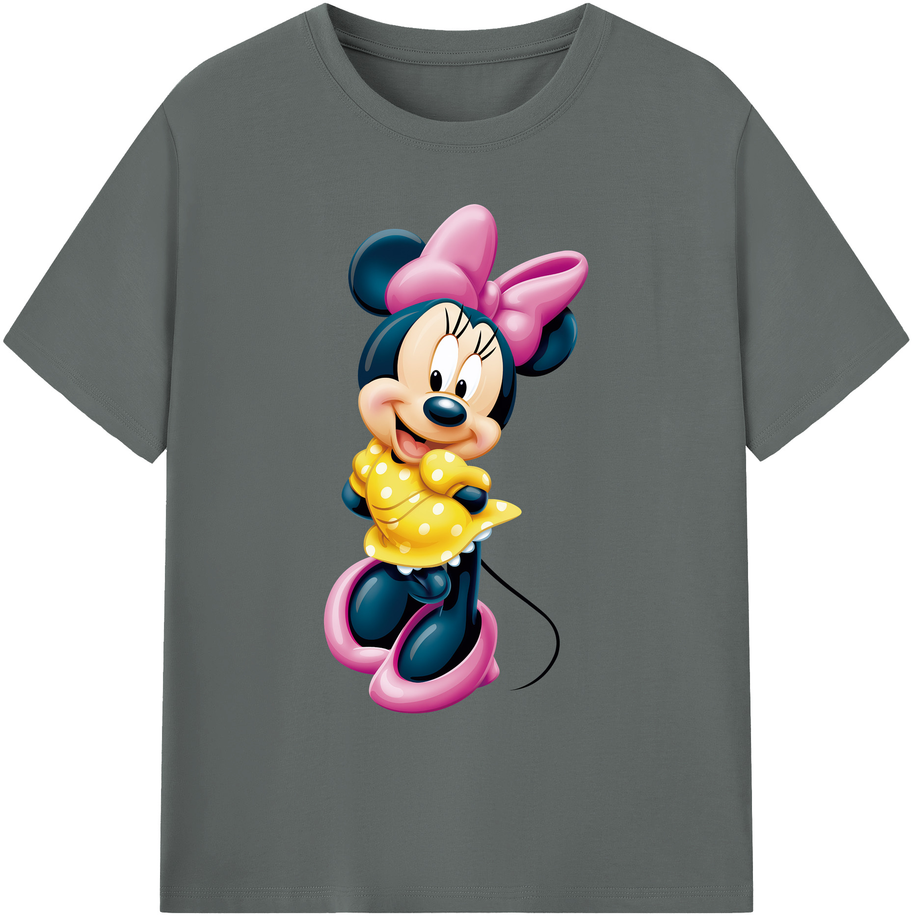 ミッキーマウス Mickey Mouse 綿100％ メンズ半袖Tシャツ｜肌触りやわらか＆通気性